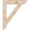 Ekena Millwork Traditional Slat Smooth Bracket w/ Offset Brace, Douglas Fir, 7 1/2"W x 36"D x 44"H BKT0806X36X44TRA06SDF - alternate 3